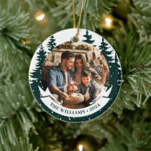 Ornament met kerstkeramische sieramiek voor famili
