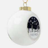 Ornament met kerstklep (Links)