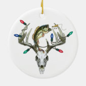 Ornament met kerstlampjes Gevist jagen (Achterkant)