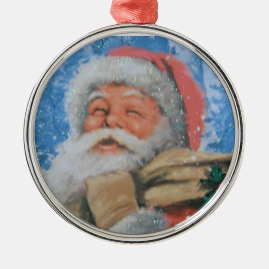 Ornament met kerstman (Voorkant)
