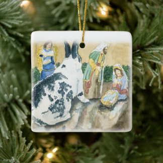 Ornament met kerstmank