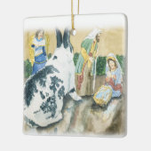 Ornament met kerstmank (Links)