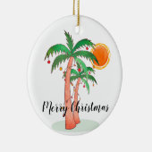 Ornament met kerstpalmbomen (Rechts)