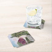 Ornament met kerstpine kartonnen onderzetters (Insitu)