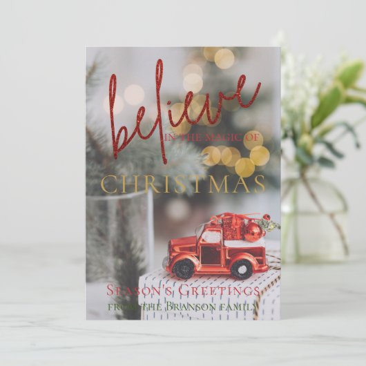 Ornament met kerstrood handje (Staand voorkant)