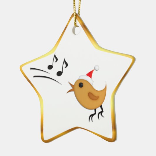 Ornament met kerststerren (Links)