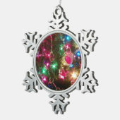 Ornament met kersttang Magic Snowflake (Rechts)