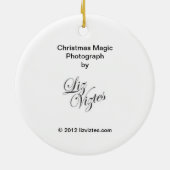 Ornament met kersttasmakerij (Achterkant)