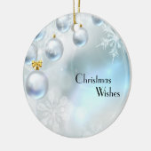 Ornament met kerstwensen (Links)