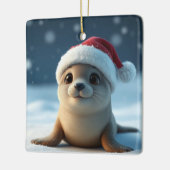 Ornament met kerstzegels (Links)