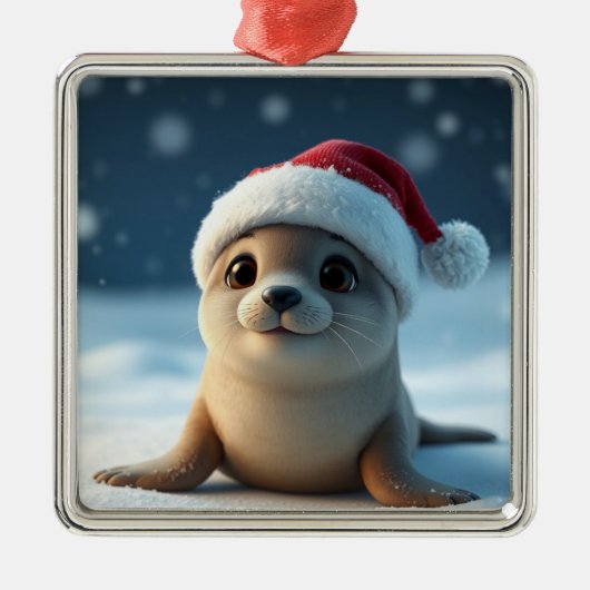 Ornament met kerstzegels (Voorkant)