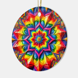 Ornament met LGBTQ kleuren ontwerp