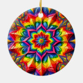 Ornament met LGBTQ kleuren ontwerp (Achterkant)