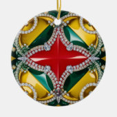 Ornament met Los Angeles Kleuren Design (Voorkant)