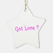 Ornament met Love-star (Links)