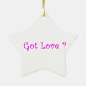 Ornament met Love-star (Achterkant)