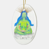 Ornament met Moeder Aarde. (Links)