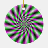 Ornament met neondraaiend wiel (Achterkant)
