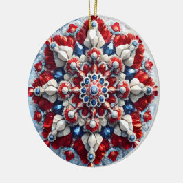 Ornament met Noorse kleuren Design