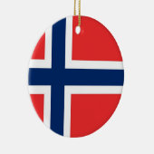 Ornament met Noorse vlag (Rechts)