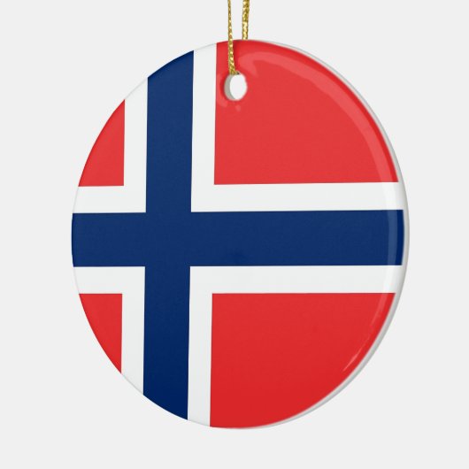 Ornament met Noorse vlag (Links)