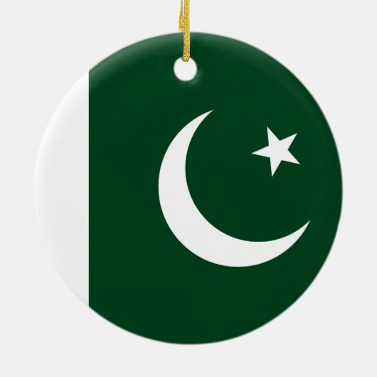 Ornament met Pakistaanse vlag (Achterkant)