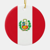 Ornament met Peruaanse vlag (Voorkant)