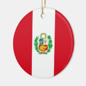 Ornament met Peruaanse vlag (Links)