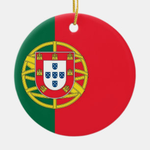 Ornament met Portugese vlag