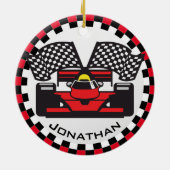 Ornament met raceontwerp voor rackauto's (Achterkant)