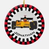 Ornament met raceontwerp voor rackauto's (Achterkant)