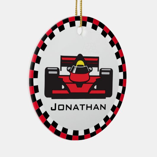 Ornament met raceontwerp voor rackauto's (Rechts)