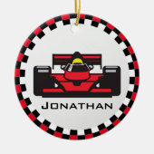 Ornament met raceontwerp voor rackauto's (Voorkant)