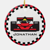 Ornament met raceontwerp voor rackauto's (Achterkant)