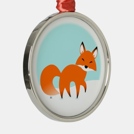 Ornament met rode vos (Rechts)