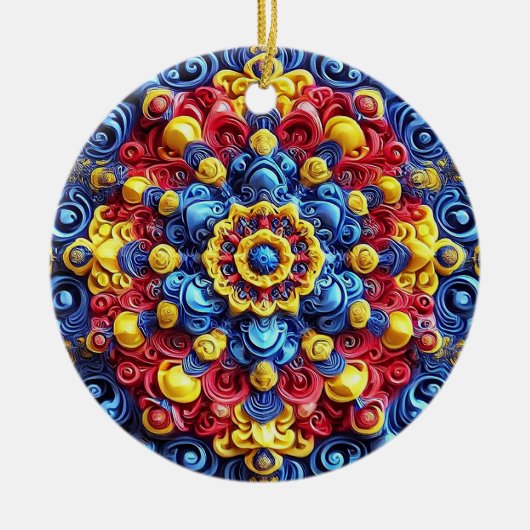 Ornament met Roemeense kleuren Design (Voorkant)