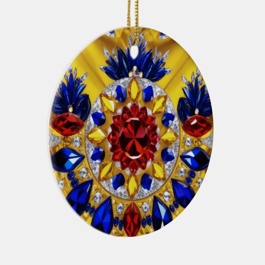 Ornament met Roemeense kleuren Design (Rechts)