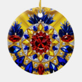 Ornament met Roemeense kleuren Design (Achterkant)