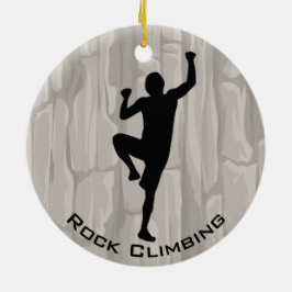 Ornament met rotsklimmen