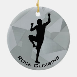 Ornament met rotsklimmen
