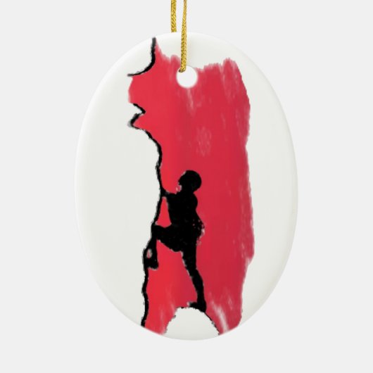 Ornament met rotsklimmen (Achterkant)