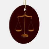 Ornament met Scales of Justice (Rechts)