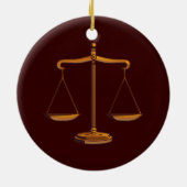 Ornament met Scales of Justice (Achterkant)