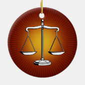 Ornament met Scales of Justice (Achterkant)
