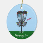 Ornament met schijfgolf-monogram (Links)