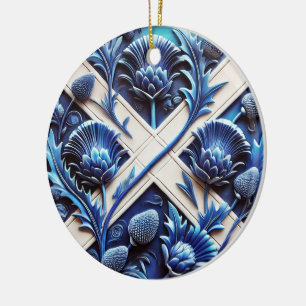 Ornament met Scottish Thistles Design