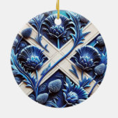 Ornament met Scottish Thistles Design (Achterkant)