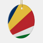 Ornament met Seychellen Kleuren Design (Rechts)