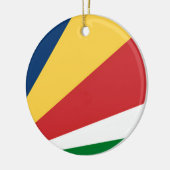 Ornament met Seychellen Kleuren Design (Links)