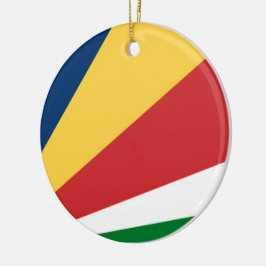 Ornament met Seychellen Kleuren Design